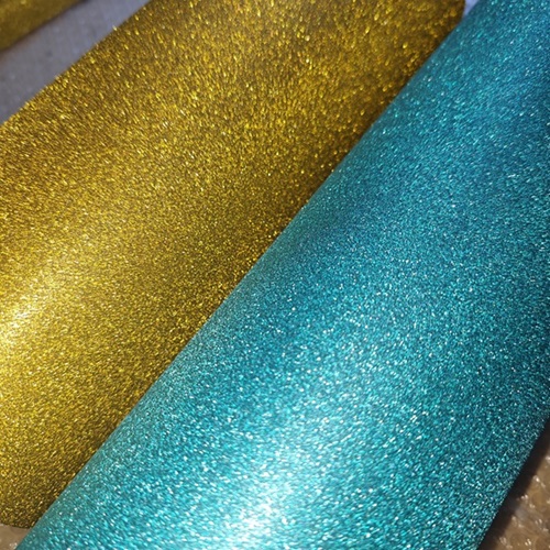 стабилен златен прах Glitter Thermal Laminating Film